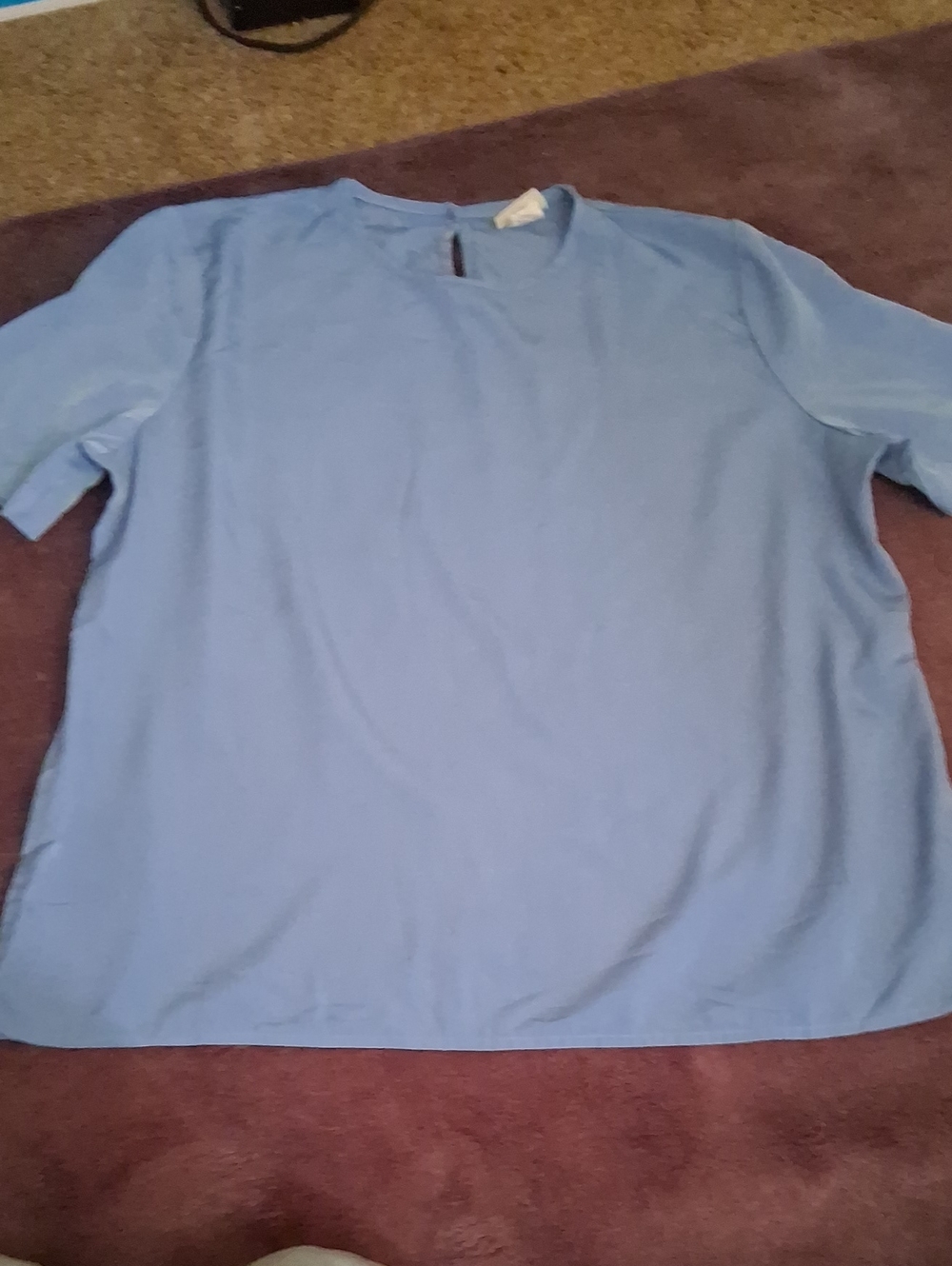 Light Blue Crew Neck Shirt